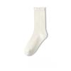 Female Spring and Autumn Comfortable and Casual Pure Color Boneless Sweat Absorption Breathable Multi Pattern Socks