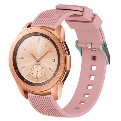 Vertical Stripe Silicone Watch Band - 20/22mm Sport Style