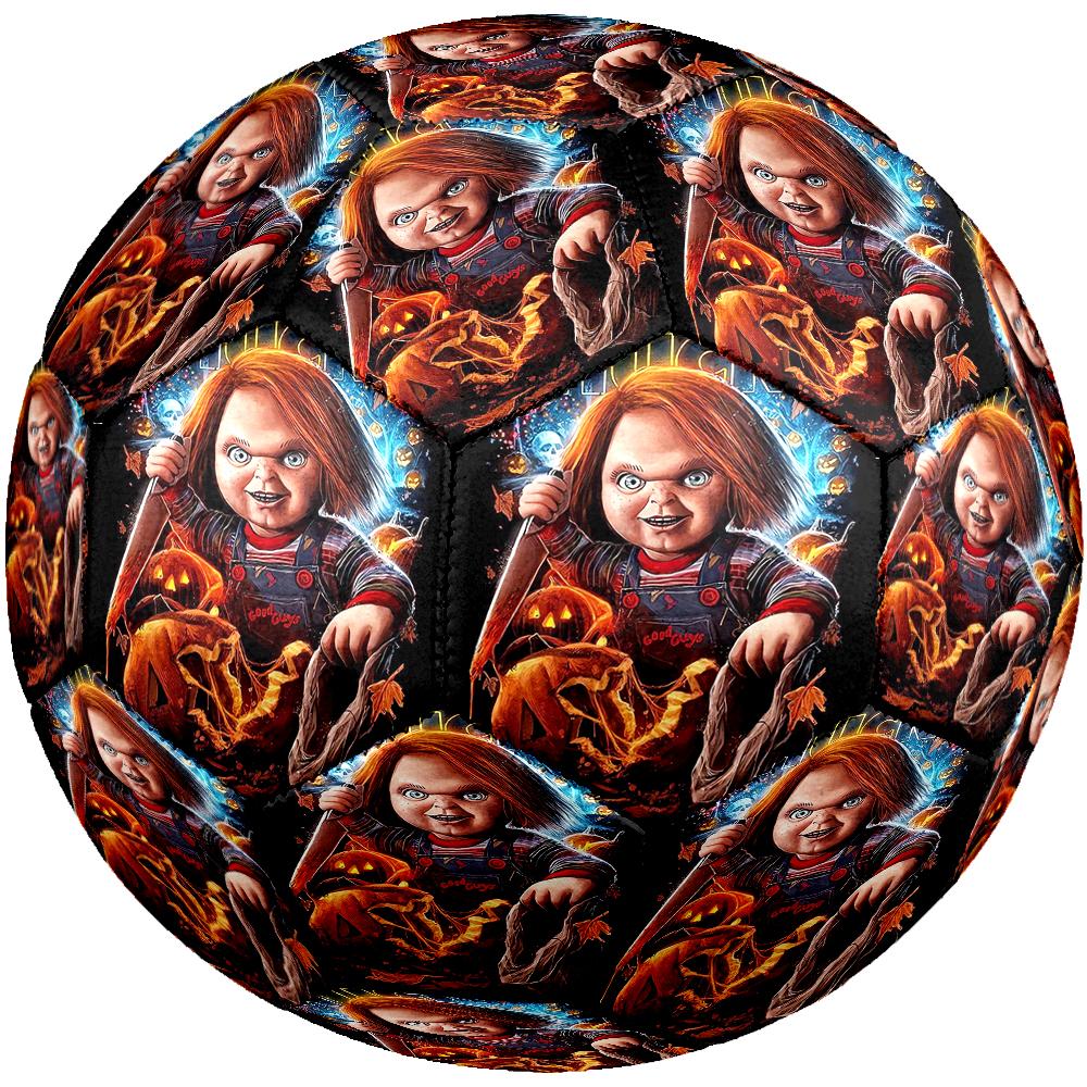 Chucky Theme Size 5 Soccer Ball, Suitable for Both Indoor and Outdoor Matches, a Gift Suitable for Everyone.