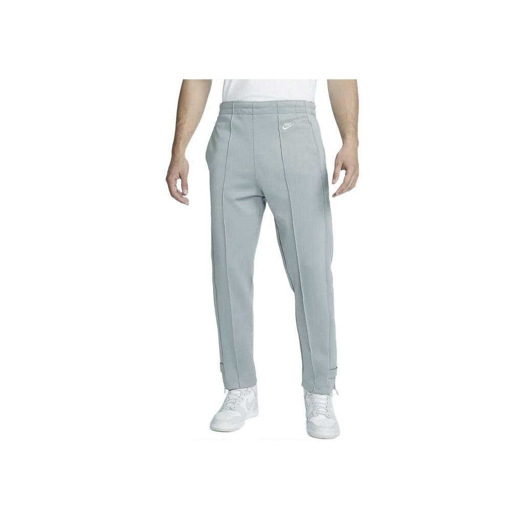 Nike Solid Color Logo Embroidered Casual Sport Pants Men Bottoms Grey DQ4241-073