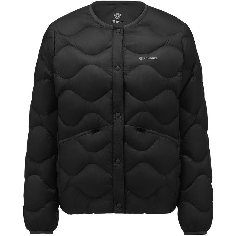 

Tanboer Women s Collarless Lightweight Loose Down Jacket 5330270D L (170cm)