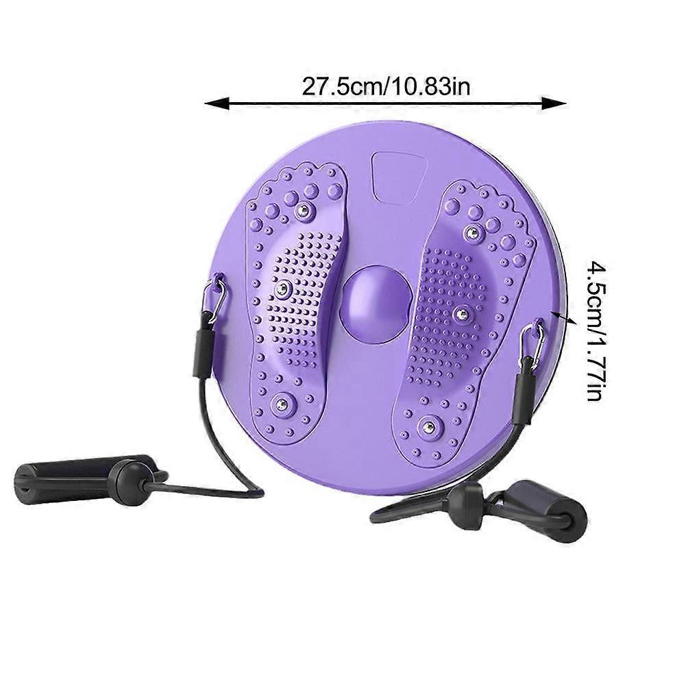 Twister Exercise for Waist - Waist Twisting Disc - Waist Whisper Waist Twister Board with Reflexology Magnets for Slimming and Strengthening Abdominal