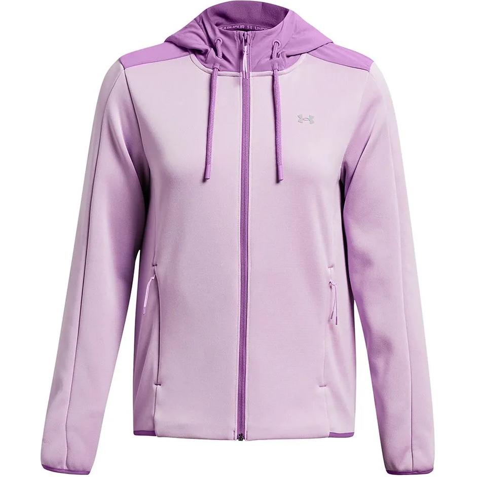 

Under Armour Essential Storm Hooded Zip Breathable Waterproof Jacket Women jackets Purple 1378850-543 M