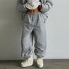 Fashion Stripe Women's Padded Cotton Coats Pant Suit Hooded Zipper Puffer Coat Loose Thick Pants Autumn Winter Lady Ski Set