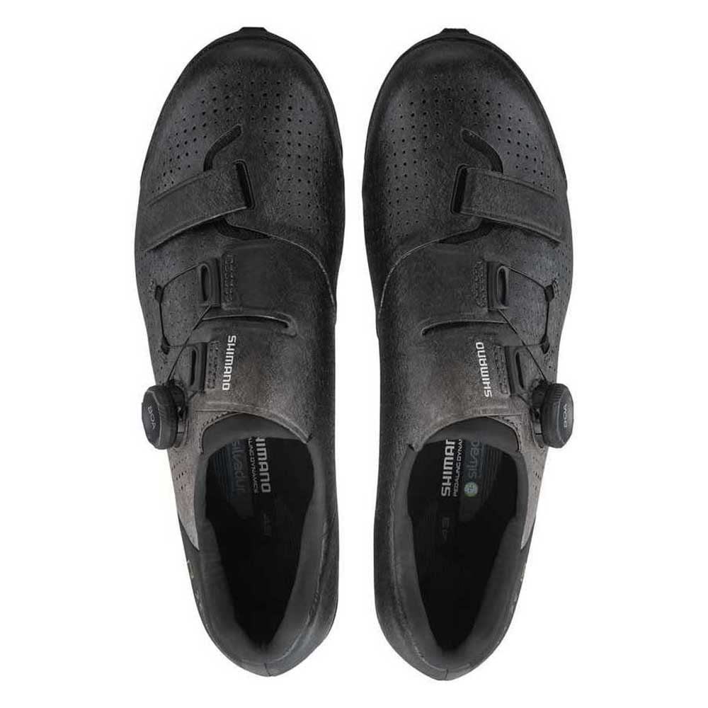 SHIMANO RX8 Black Wide SPD Shoes ESHRX801MCL01E42000 Medium 42.0 (26.5cm) (SH-RX801) Gravel/Adventure