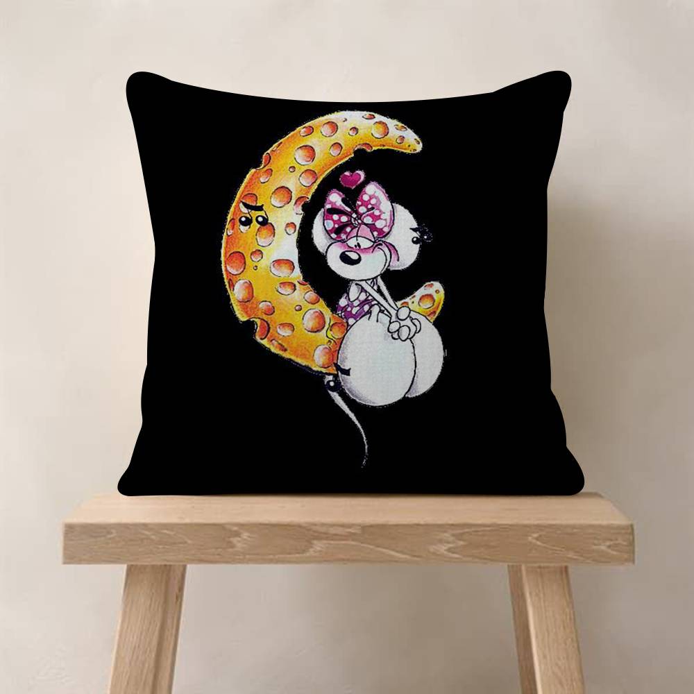 Cartoon DDiddl love cute kawaii Personalized Pillow Cover Kids Bedroom Wild Party Decor Pillowcase kid Birthday shower Gift