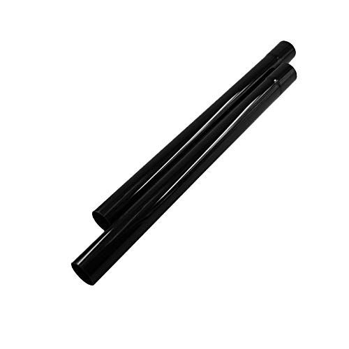Universeller Staubsauger-Verlängerungsrohr 32mm Innendurchmesser Kunststoff Flexibler Schlauchverbinder Schwarz Set mit 2 Stück