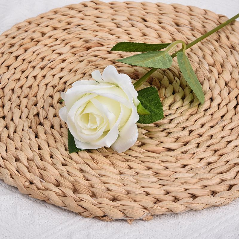 Handgefertigte einzelne künstliche Rose zur Dekoration für Hochzeit, Zuhause oder Valentinstag