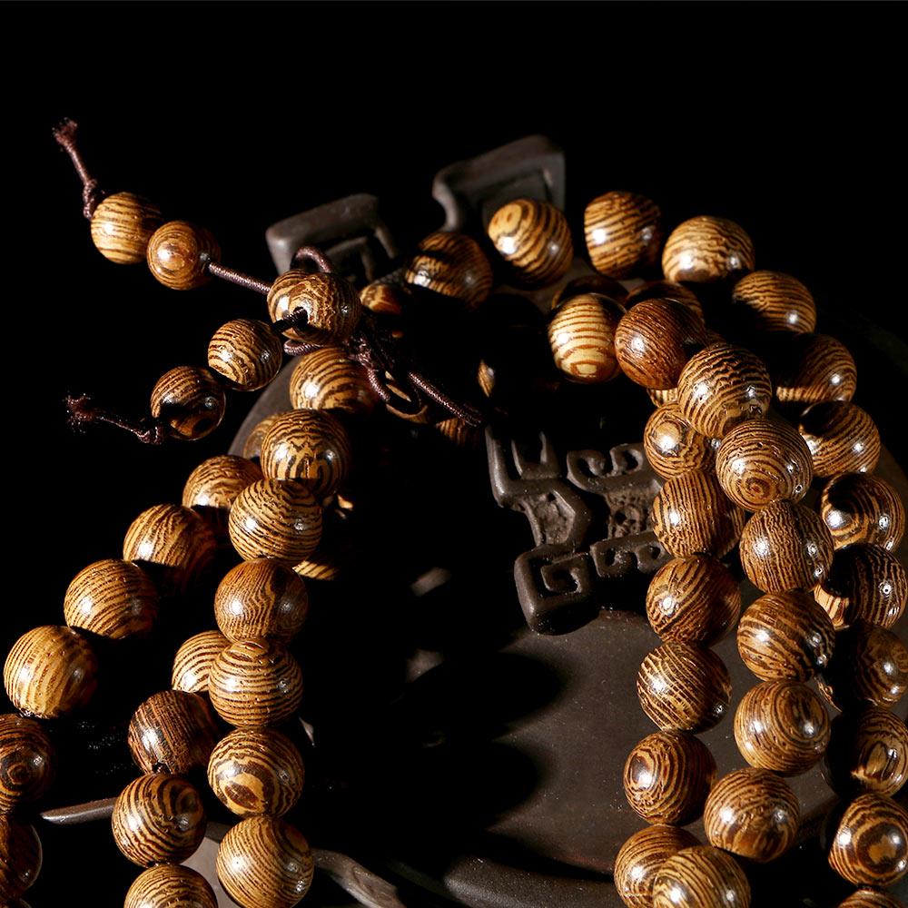 Hot Sale NEW Bangle Jewelry Beads Tibetan Buddhist Wooden Buddha Mala Bracelet Prayer Beads Rosary