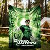1PC Green LanternEmerald Knights Outdoor Blanket Lightweight Flannel, Soft & Warm, All-Season, Outdoor, Camping, Living Room, Office, L1106084