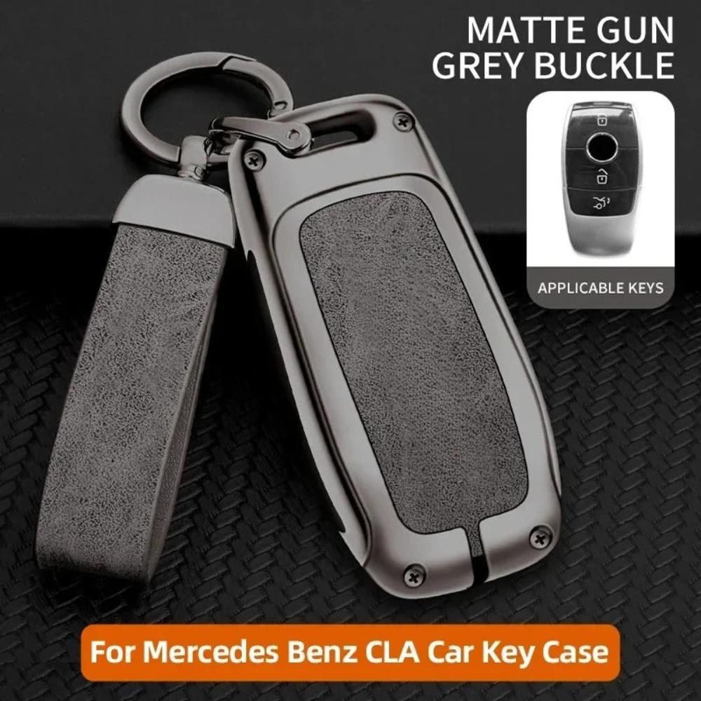 Zinc Alloy Car Remote Key Cover for Mercedes CLA200 CLA260 CLA250 CLA220 W169 C117 Car Remote Protector Key Fob Car Accessories