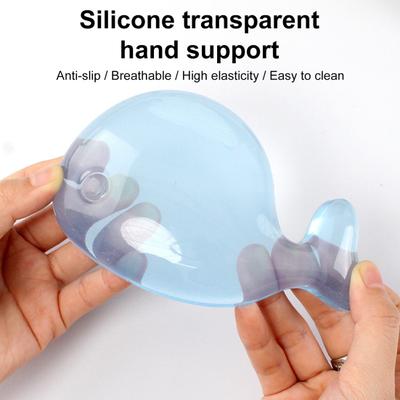 Ergonomic Wrist Guard Design Creative Shape Anti-Slip Transparent Silicone Elbow Pad Cushion Cute