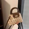 Borsa a pois da donna, Borsa tote piccola in stile coreano, Borsa a spalla/crossbody casual versatile