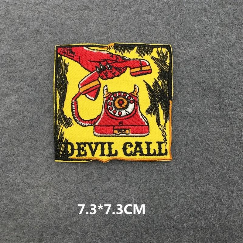Embroidered Patches On Clothes Punk Patches For Clothing Diy Skull Stripes Stickers Cartoon Patches Appliques Badges