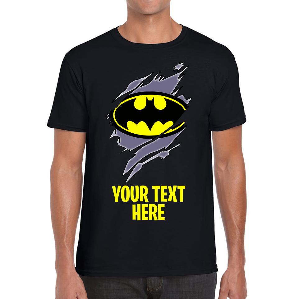 

Batman T Shirt with any Text 4XL