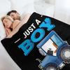 Just A Boy Who Loves Tractors Throw Blanket Stuffeds valentine gift ideas Hair Designers Blankets