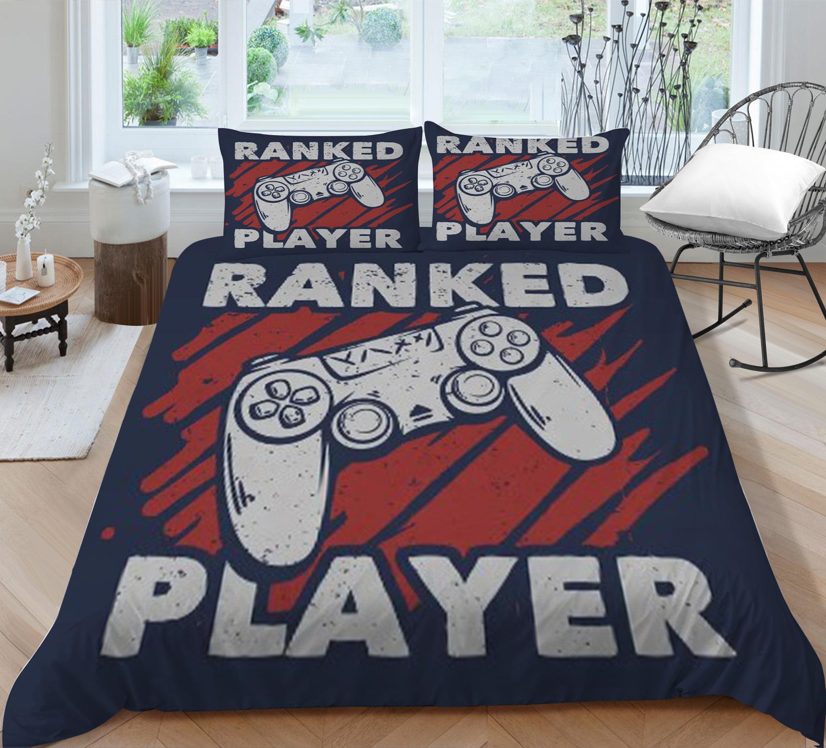 

Gamepad Series Quilt Cover Pillowcase Two Or Three-Piece Set Polyester 3D Digital Printing 90*200