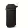 1pc Portable Glasses Protective Case, Glasses Bag Portable Mobile Phone Storage Bag Diving Coin Purse Double Pocket Storage Bag Storage Bag