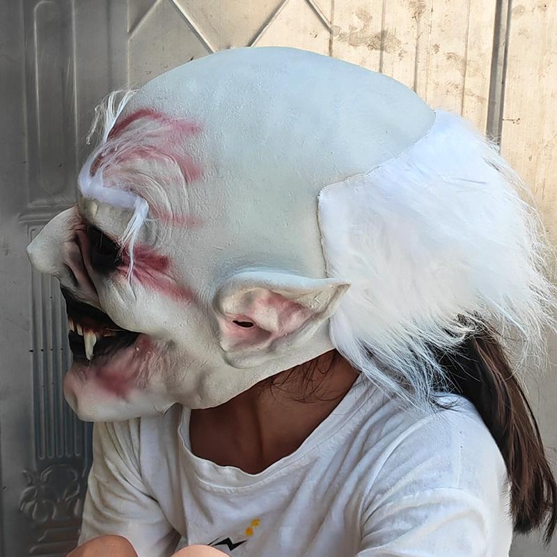 Halloween White-browed Monster Mask, Scary Vampire Performance Props