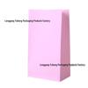 Handle-Free Colored Candy Kraft Paper Bags for Children's Gifts & Snack Storage
