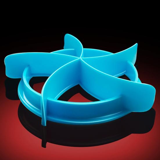 2Pcs/Set Bread Molds Circular Oval Fan Shaped Easy Demould Non-sticky Baking