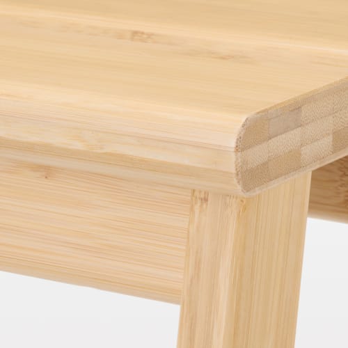 MUJI Foldable Stool Small Width 34 x Depth 31 x Height 45cm Bamboo Material 83497897