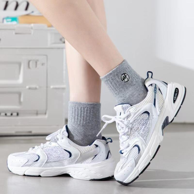 Men's Mid Length Socks Hot Selling Street Sports Hip-hop Personality High-quality Fashion Women's Round Neck Socks