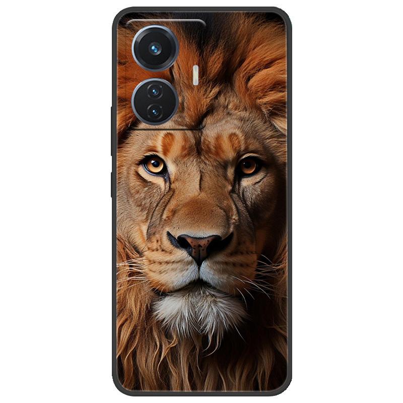 For Vivo T1 4G Y55 4G iQOO Z6 44 W V2153 Case Marble Soft Matte Silicone Back Cover For Vivo T1 44W Full Coverage Phone Shell