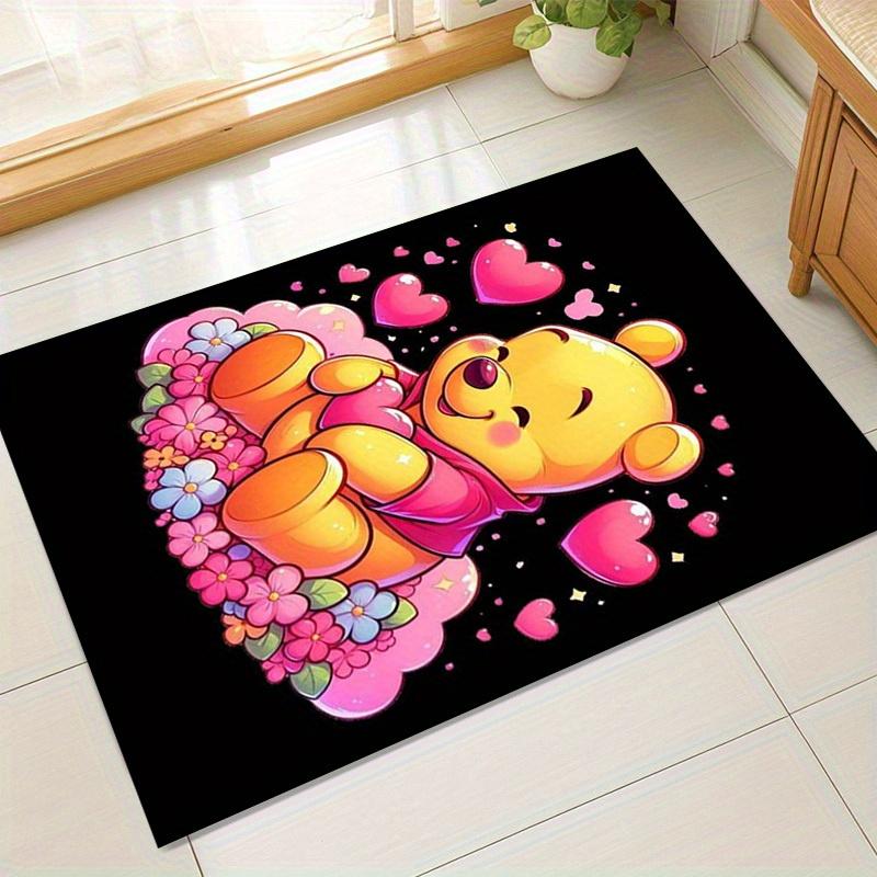 

1pc. Cute Winnie The Pooh Heart Flower Rug - Home Decorative Carpet for Office Chair Cover, Outdoor Mat Gift Ideaz041097 60cm by 90cm