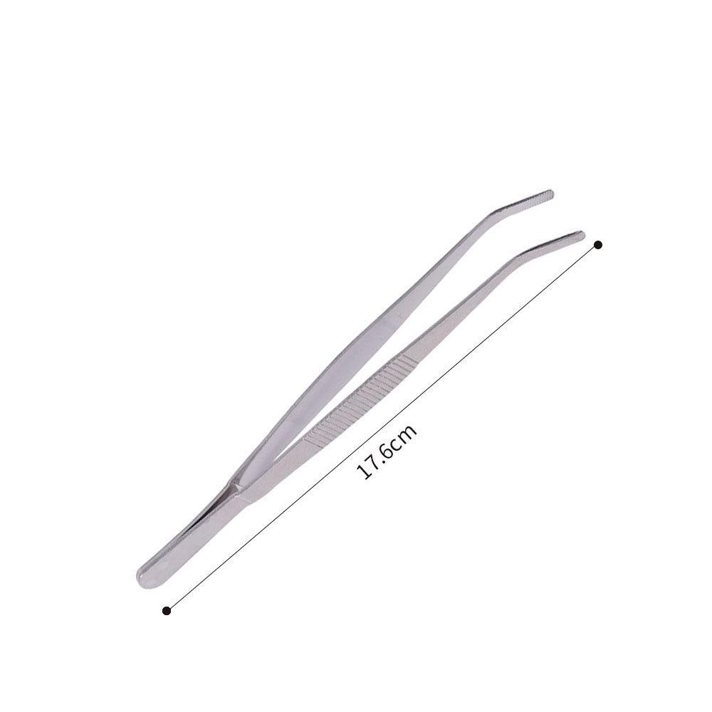 AA Thickened Stainless Steel Swiss Tweezers - High Hardness, Wear-Resistant, Pointed Tip for Jewelry, Gardening, and Nest Maintenance.