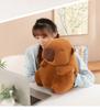30/40cm Oreiller Chauffe-mains Capybara Doux Peluche Capybara Amusante Chauffe-mains en Peluche Dessin Animé Capybara Portable en Peluche Poupée Remplie