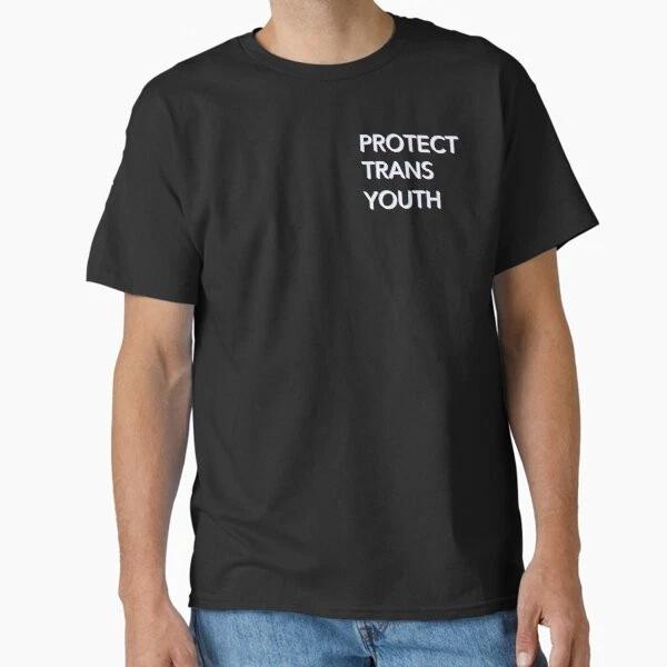 Protect Trans Youth Classic Tshirt Made In Usaaus Tshirt S2xl S