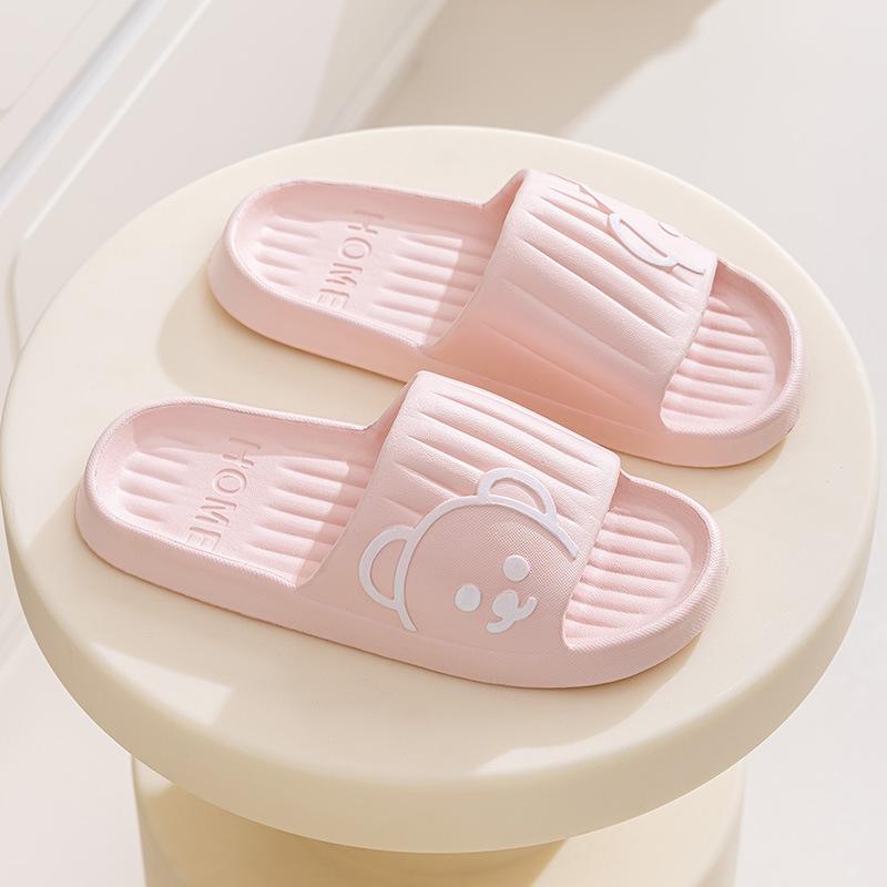 

Холодные тапочки, мужские и женские летние домашние тапочки с милым мультяшным парнем из ЭВА, летние 40-41 розовый