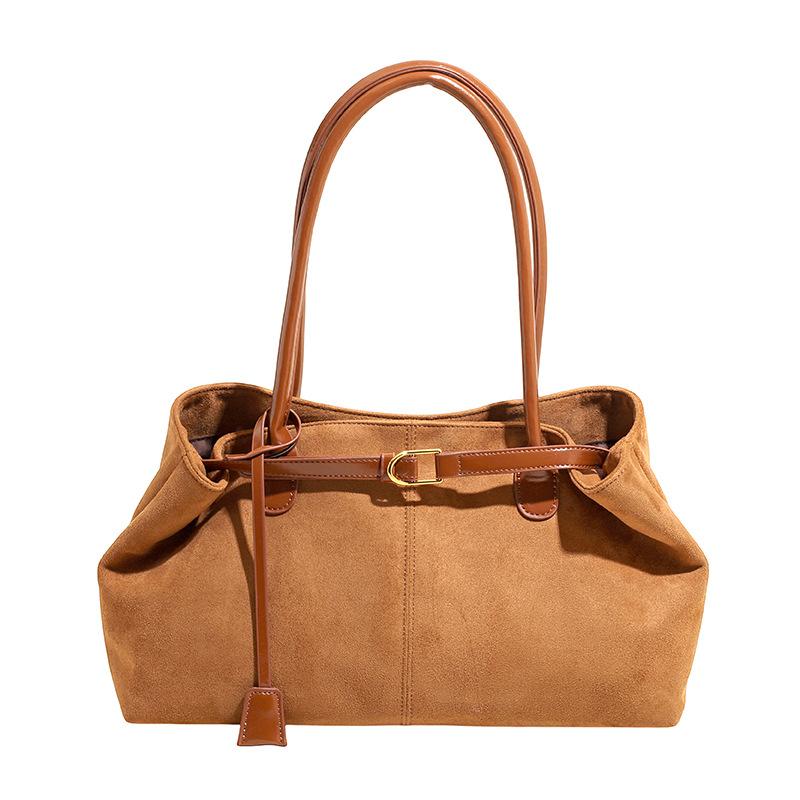 Leisure Large-capacity Fashionable Underarm Bag, Retro Single-shoulder Handbag Tote Bag
