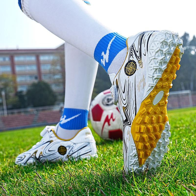 Große Kinder-Fußballschuhe mit langen Stollen Herren Outdoor Grund- und Sekundarschüler Trainingsschuhe mit abgebrochenen Stollen Jugend-Sportschuhe