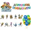 Legend Of Zelda Game Theme Balloon Banner Cake Toppers Set Party Decorations