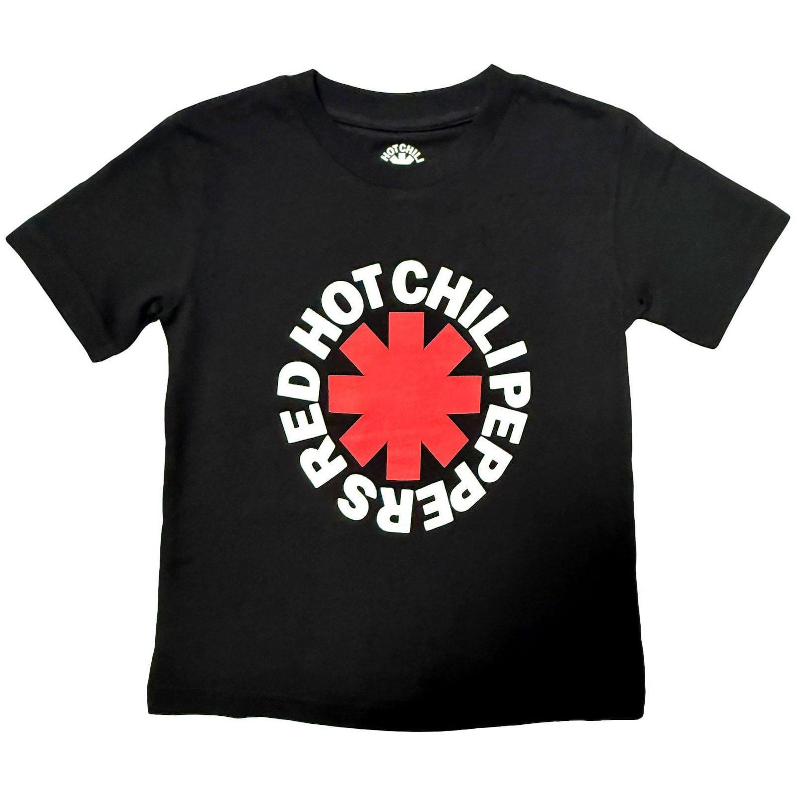 RED HOT CHILI peppers stencil kids band T-Shirt S