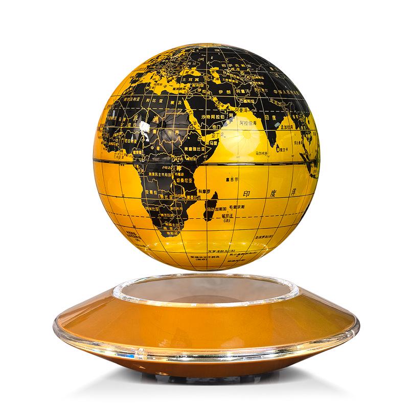 Creative 6-Inch Luminous Magnetic Levitation Globe Ornament