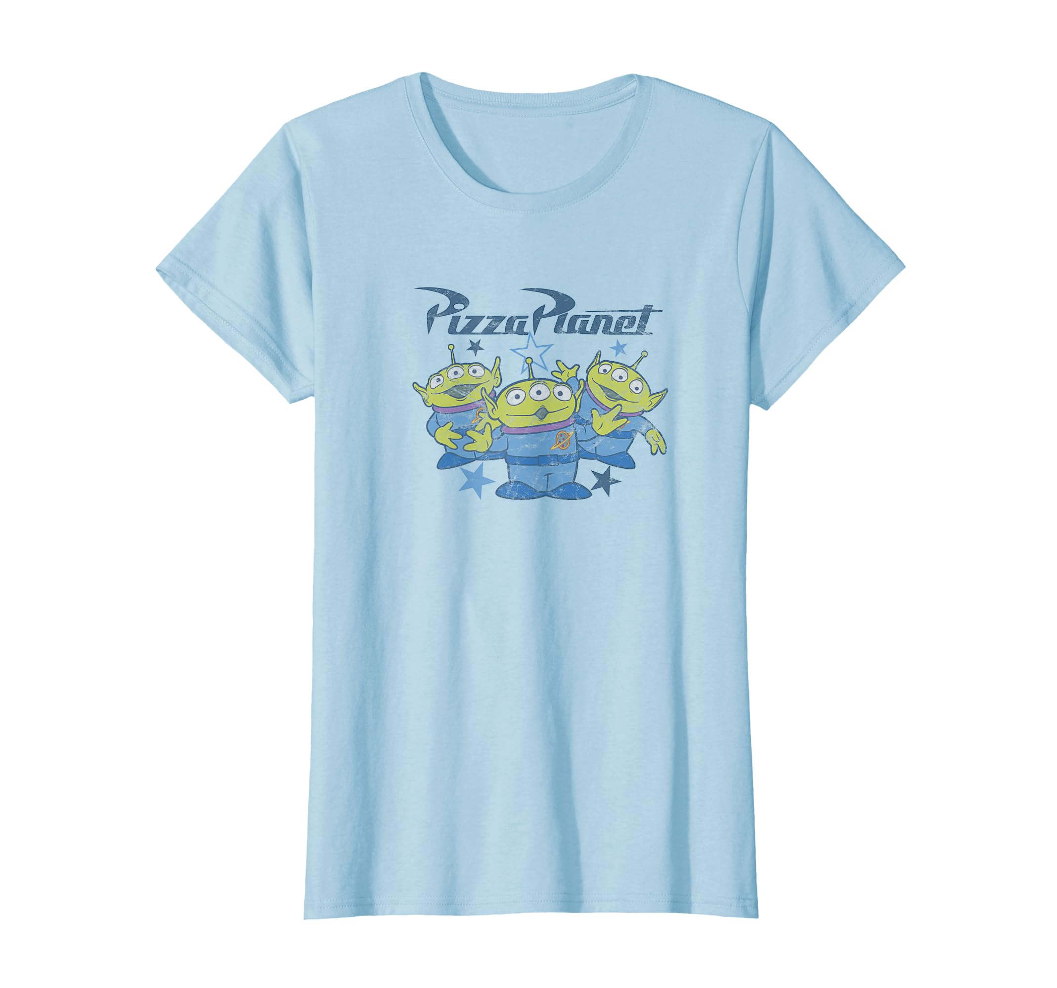 Disney Pixar Toy Story Pizza Planet Alien & Star Vintage T-Shirt