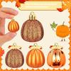 24 Pcs Pumpkin Ball Hanging Ornament Fall Pumpkin Thanksgiving Tree Decorations For Indoor Outdoor Christmas Party