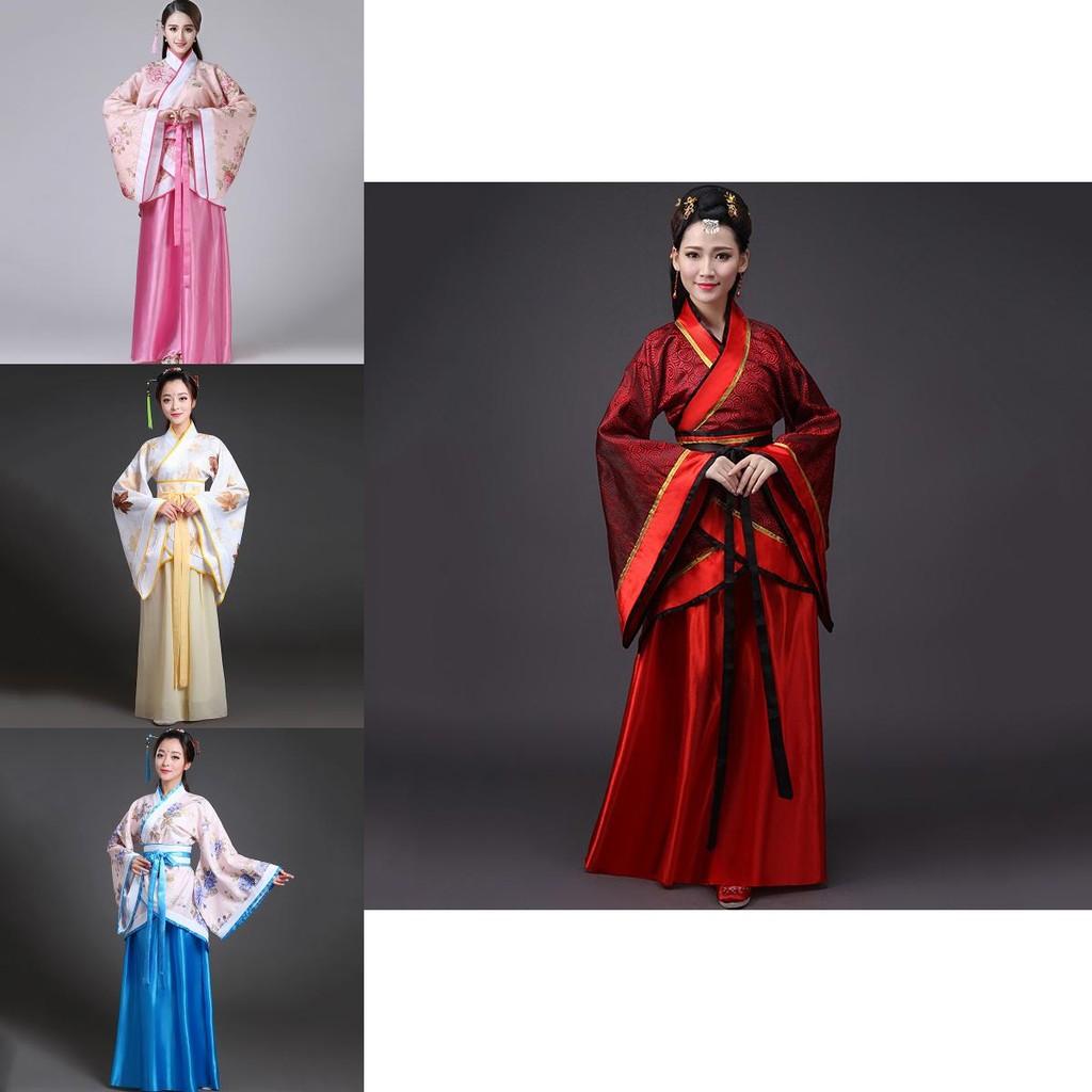 Exquisite Ancient Chinese Fairy Hanfu Dress Ideal For Cosplay And Performances