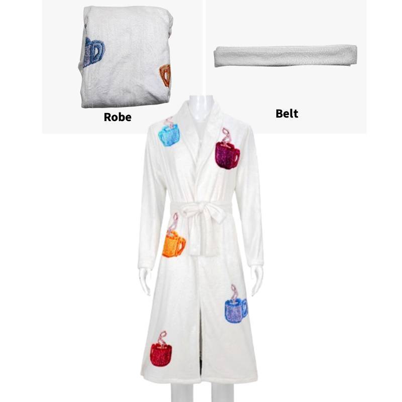 

Fight Club Tyler Durden Coral Fleece Robe Cosplay Costume For Fans S