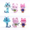 Anime Gabby Dollhouse 13Piece Set with Smile Cat Hug Gaby Girl PVC Models Cartoon Children Toy for Christmas And Birthday Gifts