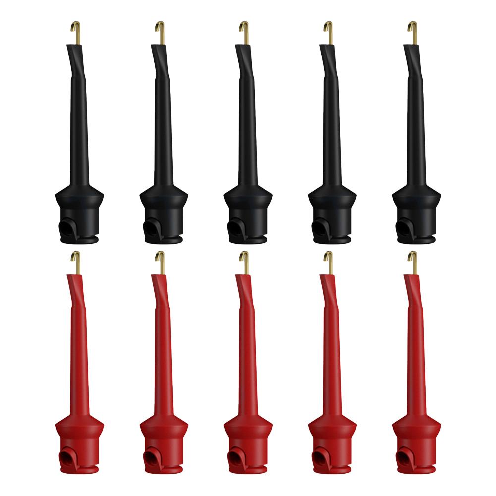 10A Test Clip 30Vac-60Vac Black Copper Red Brand New