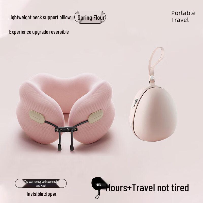 KaShicong Tragbares Reise-Nackenkissen aus Memory-Schaumstoff, U-förmig
