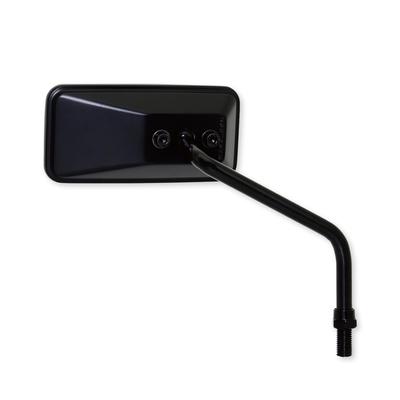 Tanax Napoleon Custom Square Right Mirror, Black, Side, 10mm, Right-Hand Thread, AC-104-10R