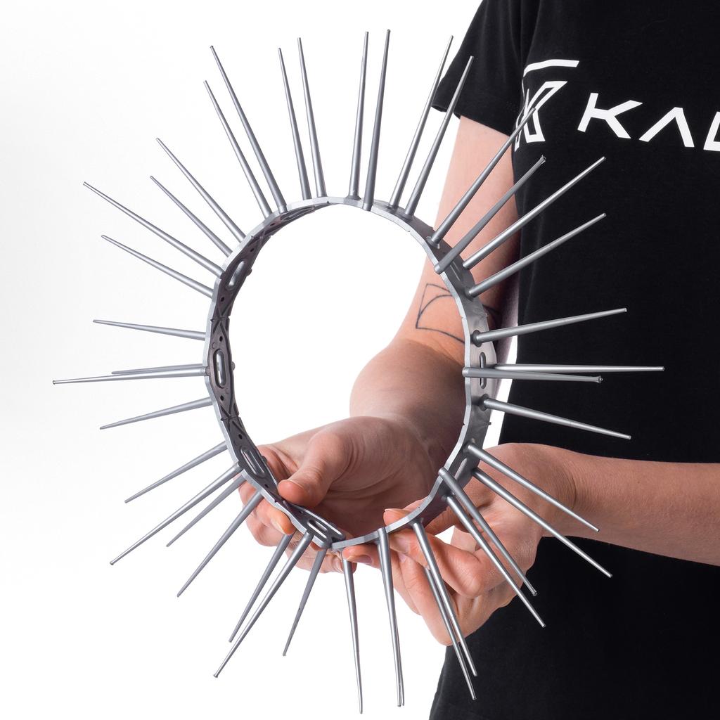 KADAX Punte per Uccelli Anti-Uccelli Inossidabili Alte 48,5 cm Sicure