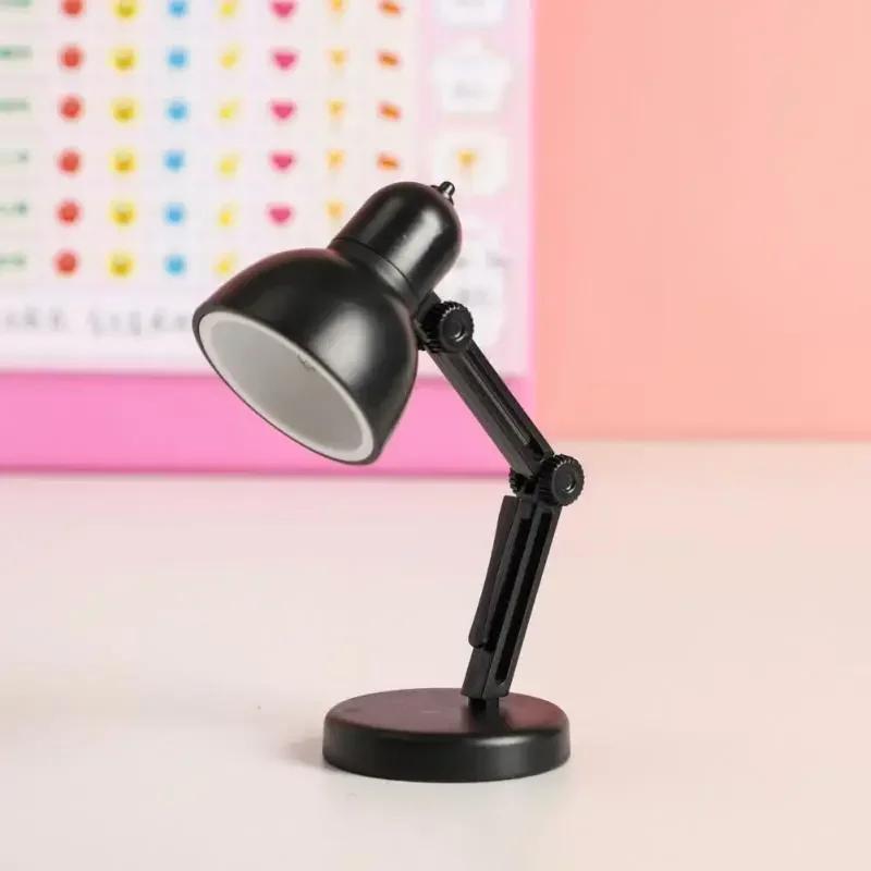 1PC LED Mini Book Light Reading Light Mini Clip-On Study Desk Lamp Battery Powered Flexible Bedside Table Lamp Lighting Lamps
