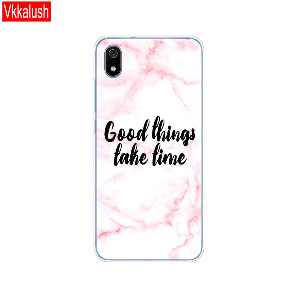 Silicon Case For Xiaomi Redmi 7a Cases Full Protection Soft Tpu Back Cover For Redmi 7 A Bumper Phone Shell Bag Coque