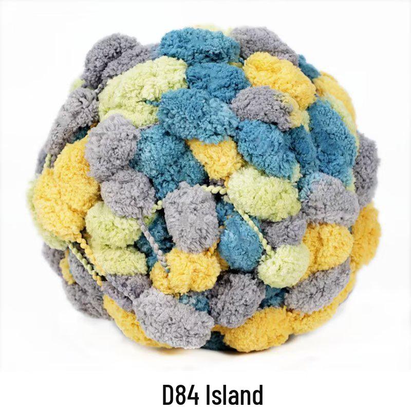 Chunky Wool Yarn for Knitting Blankets - Large Ball for Cushions, Carpets, and DIY Projects.